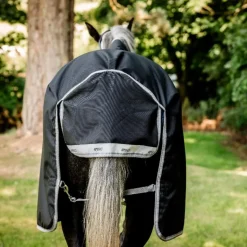 Horseware - Couverture d'extérieur Amigo Wug Turnout noir/ titanium grey/ argent 50g