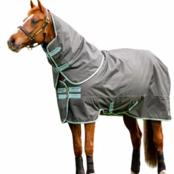 Horseware - Couverture d'extérieur Amigo Hero Ripstop Plus shadow/ blue haze/ marine 200g