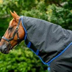 Horseware - Couverture d'extérieur Amigo Ripstop 900 Original doublure polaire noir/ classic blue 50g