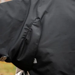 Horseware - Couverture d'extérieur Amigo Bravo Integrated Turnout noir/ titanium grey/ argent 150g
