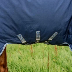 Horseware - Couverture d'extérieur Rhino Plus Turnout marine/ titanium grey/ classic blue 0g