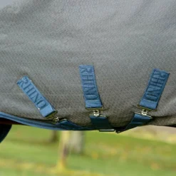 Horseware - Couverture d'extérieur Rhino Plus HexStop gris/ indigo/ marine 0g