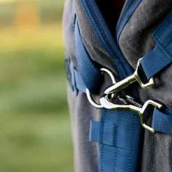 Horseware - Couverture d'extérieur Rhino Plus HexStop gris/ indigo/ marine 0g