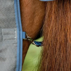 Horseware - Couverture d'extérieur Rhino Plus HexStop gris/ indigo/ marine 0g