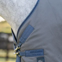 Horseware - Couverture d'extérieur Rhino HexStop Plus Pony gris/ indigo/ marine 100g
