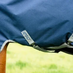 Horseware - Couverture d'extérieur Amigo Ripstop 900 Plus marine/ titanium grey 0g