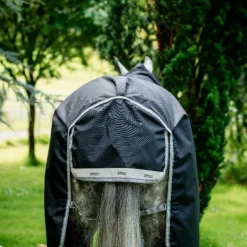 Horseware - Couverture d'extérieur Amigo Bravo 12 XL Original noir/ titanium grey/ argent 250g