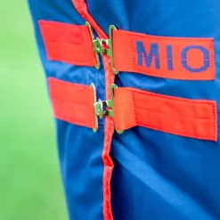 Horseware - Couverture d'extérieur imperméable Mio T/O Lite bleu/ rouge 0g