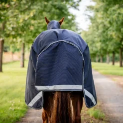 Horseware - Couverture d'extérieur Rambo Turnout marine/ thunderstorm gris/ argent 0g