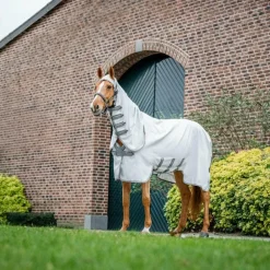 Horseware - Couverture d'extérieur Amigo Ripstop Hoody argent/ titanium grey/ argent