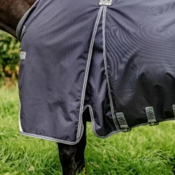 Horseware - Couverture d'extérieur Rambo Optimo Original marine/ thunderstorm grey/ argent 0g