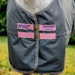 Horseware - Couverture d'extérieur Amigo Hero Ripstop shadow/ rose/ marine 0g