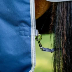 Horseware - Couverture d'extérieur Amigo Wug Turnout marine/ titanium grey/ argent 50g