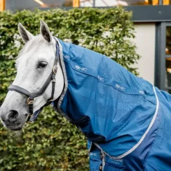 Horseware - Couvre-cou pour chemise séchante thérapeutique Ionic Therapy imperial blue/ argent/ marine 0g