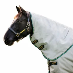 Horseware - Couvre-cou pour couverture Rambo Duo gris/ or/ marine 100g