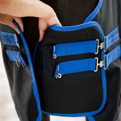 Horseware - Extension de poitrail Amigo  noir/ classic blue