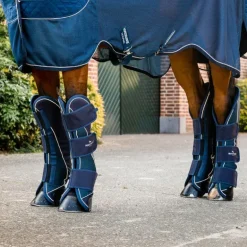 Horseware - Guêtres de transport Signature marine (x4)