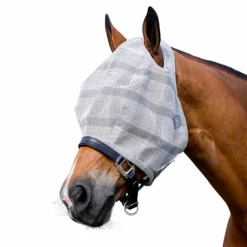 Horseware - Masque anti-mouches sans oreilles Newmarket witney charcoal