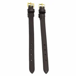 Horseware - Montant de mors Rambo Micklem noir et laiton (x2)