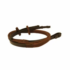 Horseware - Rênes en caoutchouc Rambo Micklem Multibride havane