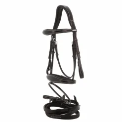 Jump'In - Bridon One Bruxelles avec rênes Noir
