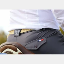 Jump'In - Pantalon d'équitation homme Super X gris