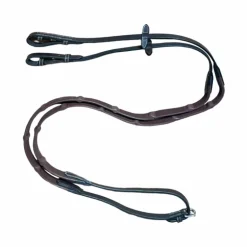 Jump'In - Rênes en caoutchouc avec 7 stoppers 1/2 collection One noisette