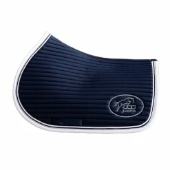 Jump'In - Tapis de selle Balthazar marine/ blanc