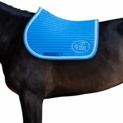 Jump'In - Tapis de selle Balthazar bleu royal/ blanc
