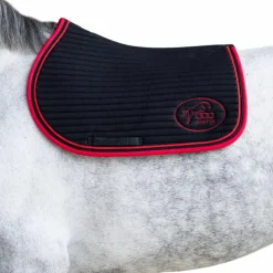 Jump'In - Tapis de selle Balthazar noir/ rouge