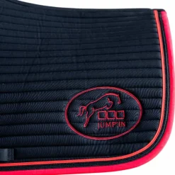 Jump'In - Tapis de selle Balthazar noir/ rouge