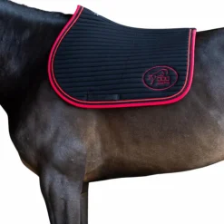 Jump'In - Tapis de selle Balthazar noir/ rouge