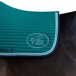 Jump'In - Tapis de selle Balthazar vert/ marine