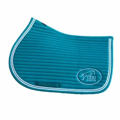 Jump'In - Tapis de selle Balthazar lagon/ blanc
