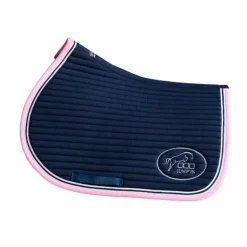 Jump'In - Tapis de selle Balthazar marine/ rose