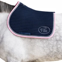 Jump'In - Tapis de selle Balthazar marine/ rose