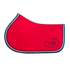 Jump'In - Tapis de selle Balthazar rouge/ marine