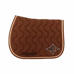 Jump'In - Tapis de selle taupe/ champagne/ marine