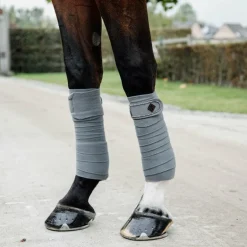 Kentucky Horsewear - Bandes de polo pearls gris (x4)