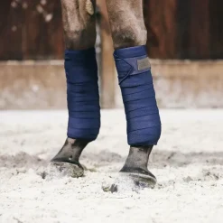 Kentucky Horsewear - Bandes de travail Repellent marine (x2)