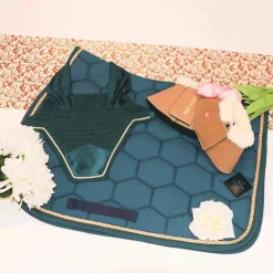 Kentucky Horsewear - Bonnet Wellington velvet émeraude