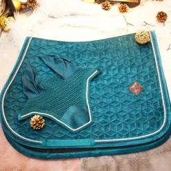 Kentucky Horsewear - Bonnet Wellington velvet émeraude