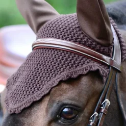 Kentucky Horsewear - Bonnet anti-bruits marron