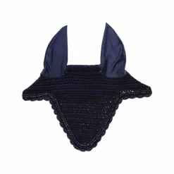 Kentucky Horsewear - Bonnet Long stone & Pearl anti-bruits marine