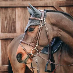 Kentucky Horsewear - Bonnet long Stone & Pearl gris