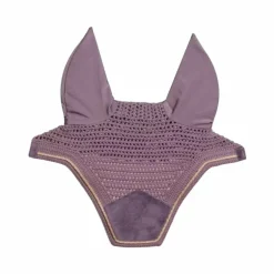 Kentucky Horsewear - Bonnet pour chevaux anti-bruits Wellington Velvet violet