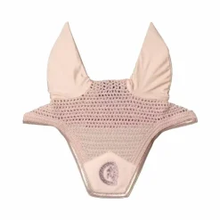 Kentucky Horsewear - Bonnet pour chevaux anti-bruits Wellington Sparkling vieux rose