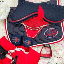 Kentucky Horsewear - Bonnet Wellington velvet rouge