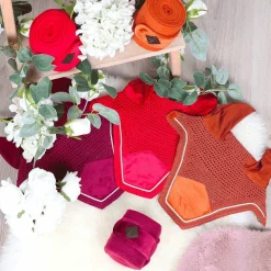 Kentucky Horsewear - Bonnet Wellington velvet rouge