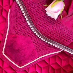 Kentucky Horsewear - Bonnet Wellington velvet fuchsia